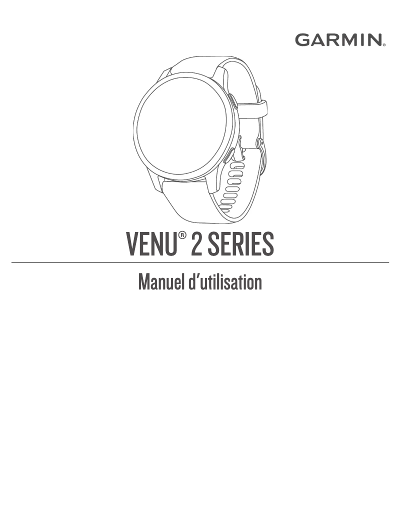 Page n°1 - Manuel utilisateur Garmin Venu 2S
