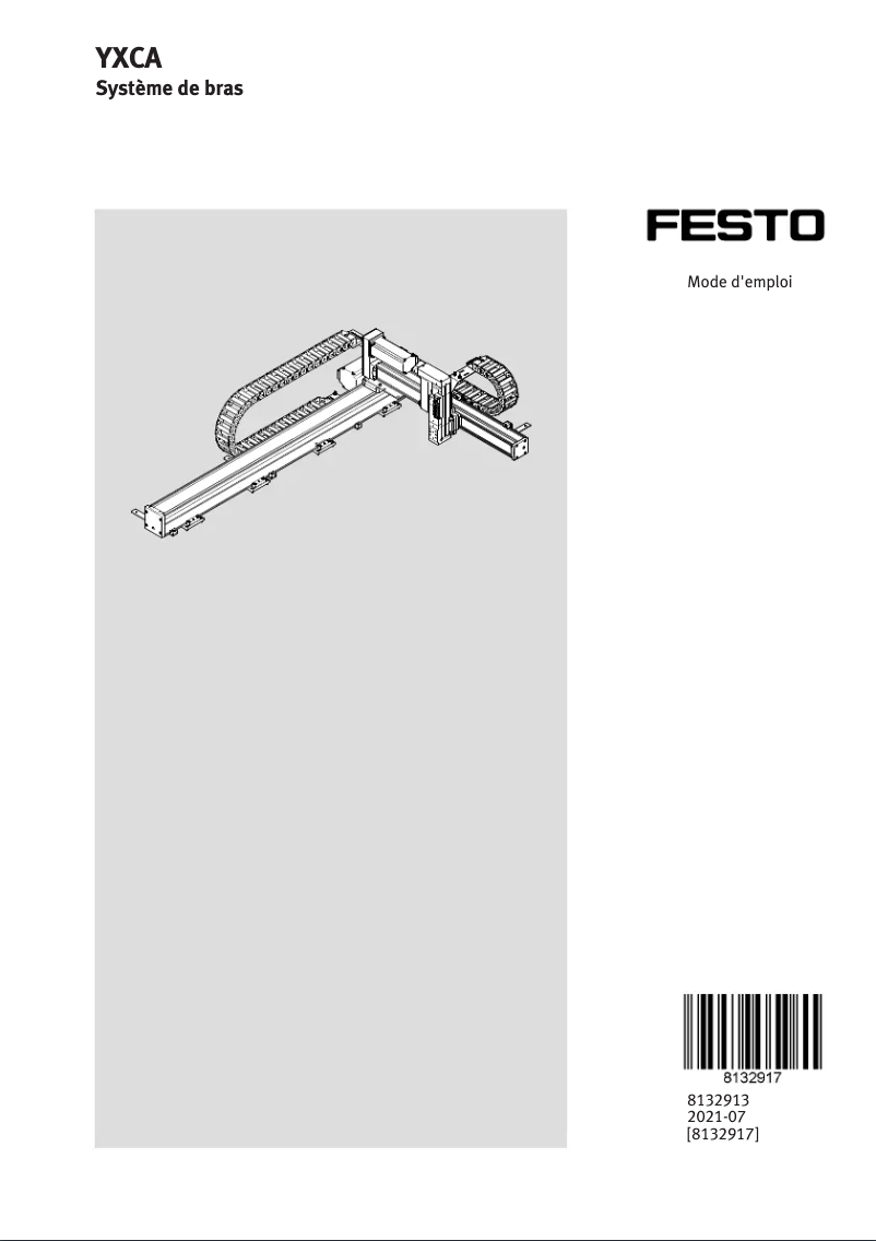 Page n°1 - Manuel utilisateur Festo YXCA-1-B