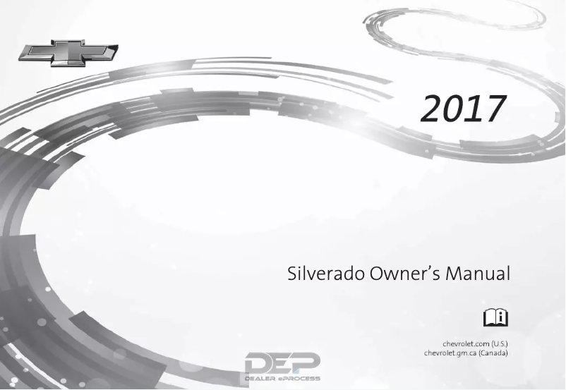 Imagen de la primera página del manual del dispositivo Silverado 1500 (2017)