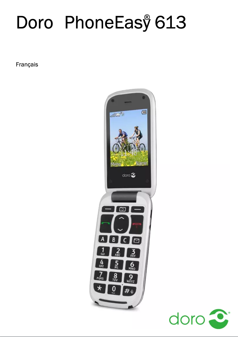 Page 1 de la notice Manuel utilisateur Doro PhoneEasy 613