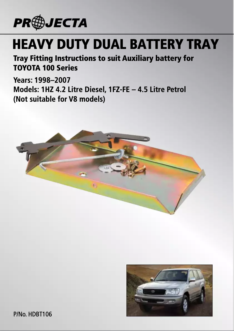 Page 1 de la notice Manuel utilisateur Projecta HDBT106