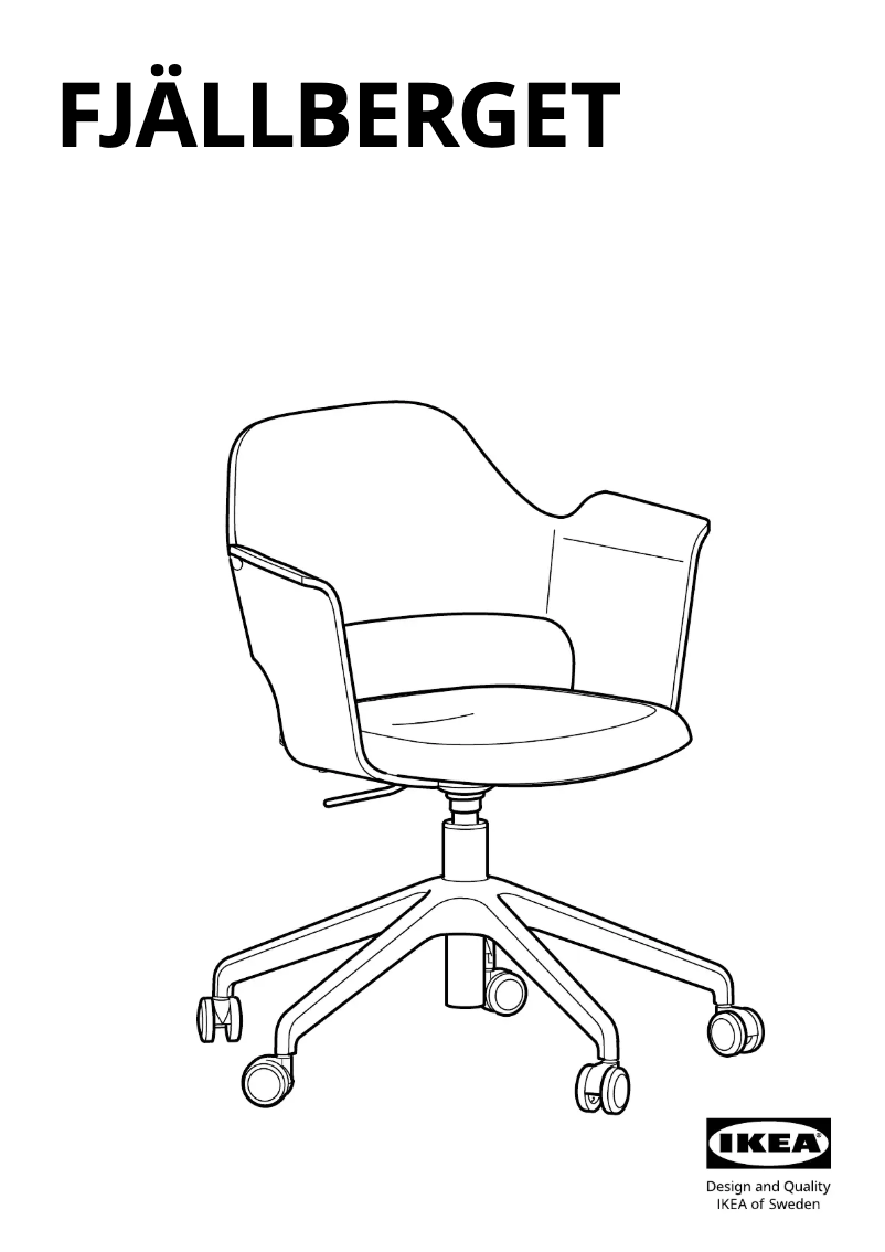 Image de la première page du manuel de l'appareil FJÄLLBERGET 603.964.18