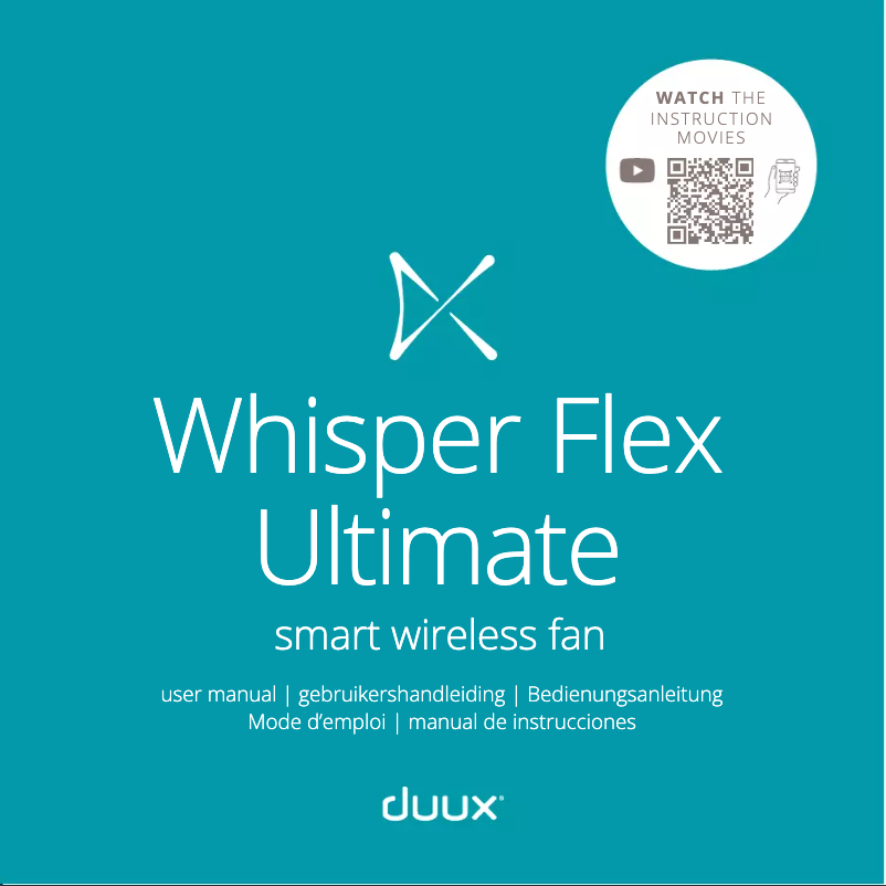 Page n°1 - Manuel utilisateur Duux Whisper Flex Ultimate