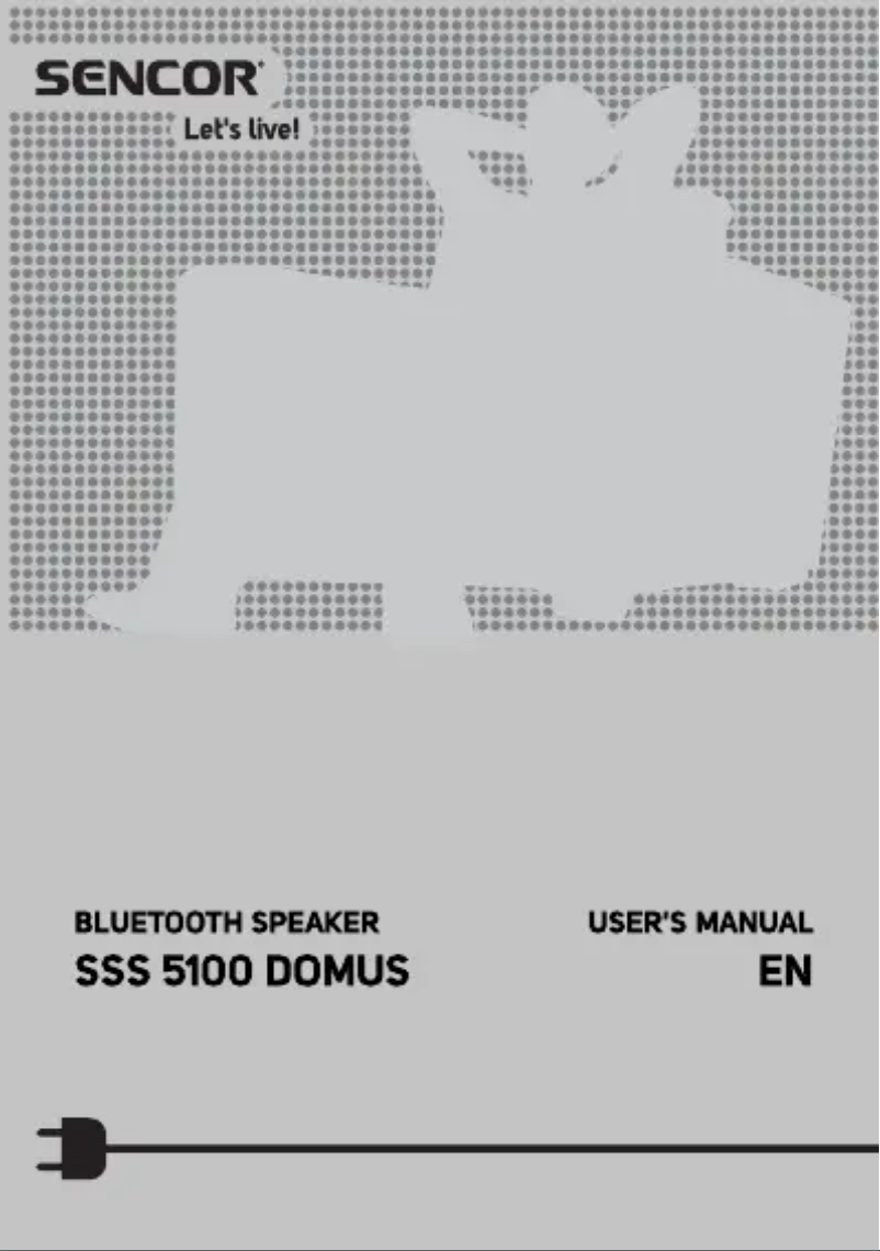 Image de la première page du manuel de l'appareil SSS 5100 DOMUS