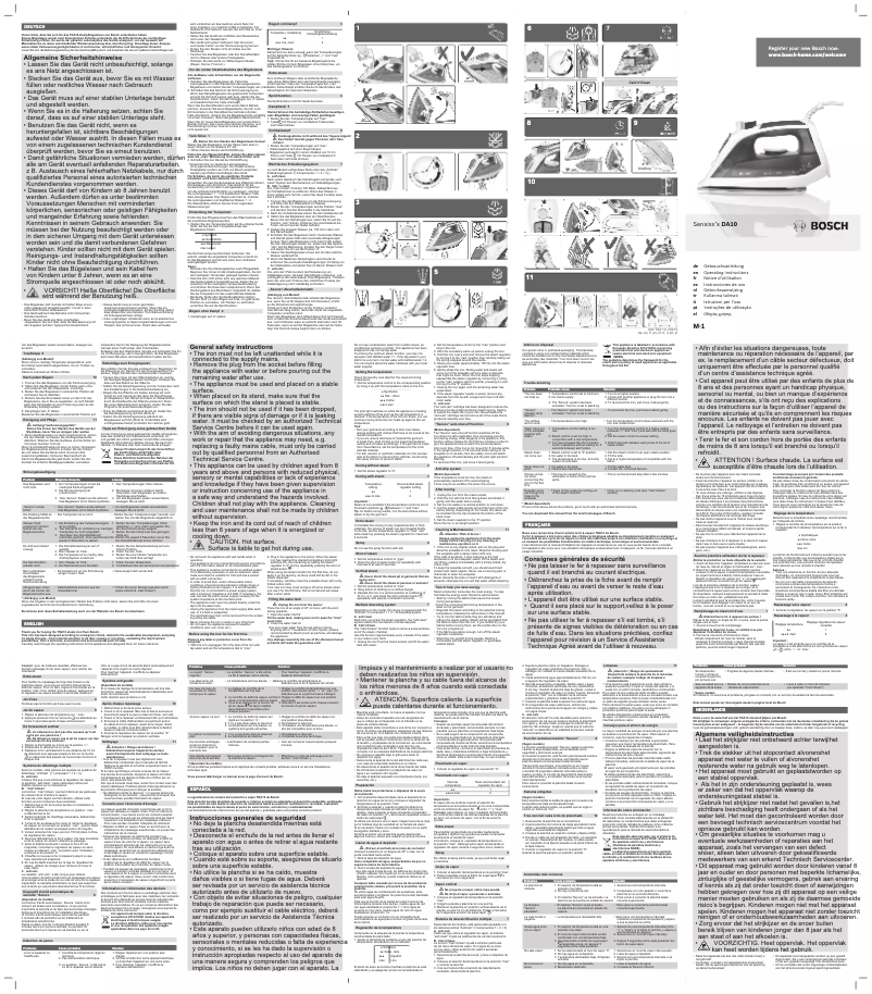 Page n°1 - Manuel utilisateur Bosch Sensixx x DA10 TDA1024110