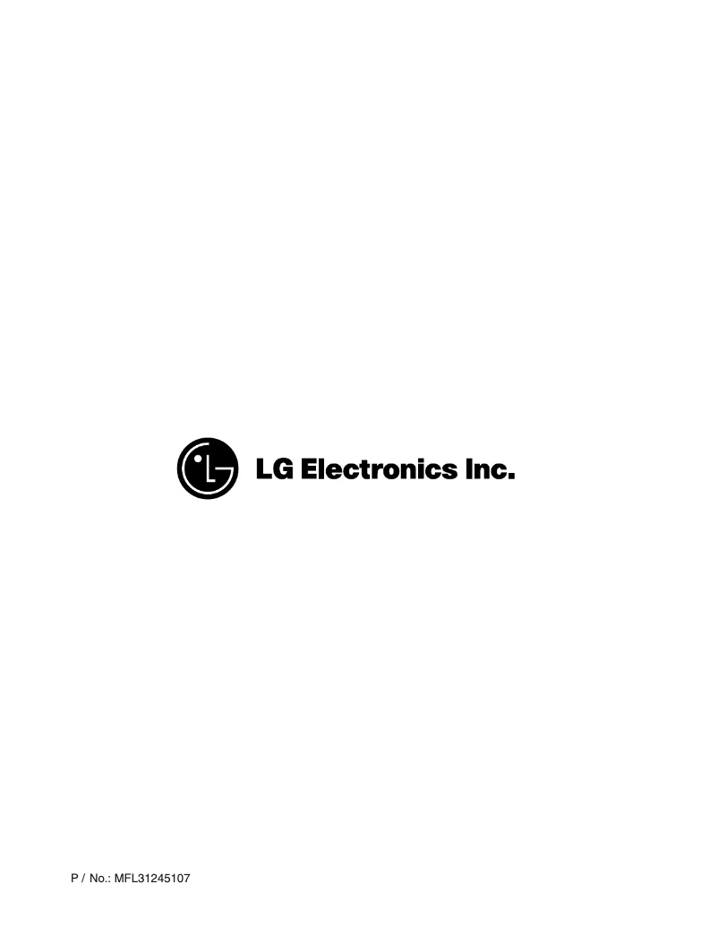 Page 1 de la notice Manuel utilisateur LG WD-10271BD