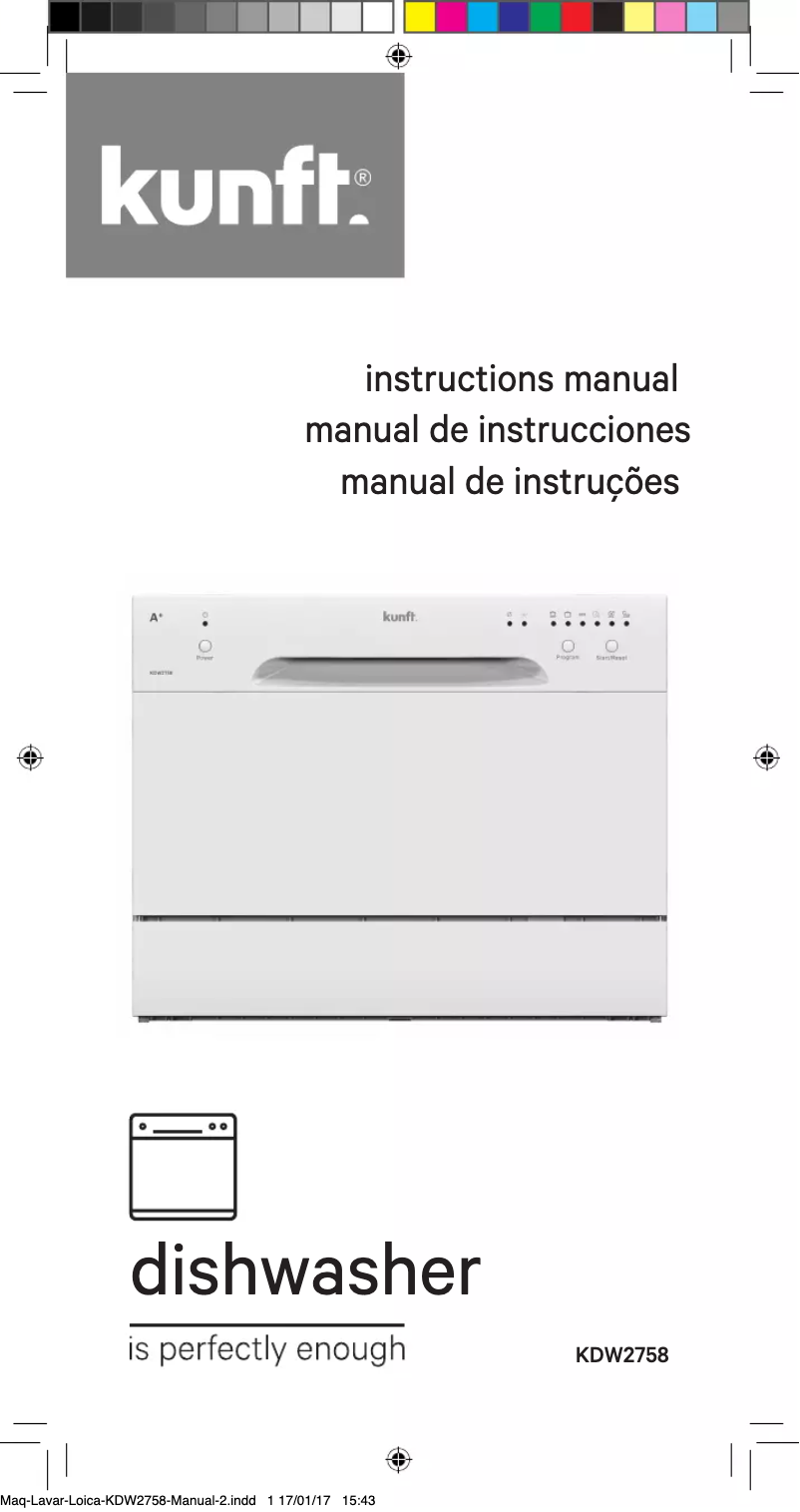 Image de la première page du manuel de l'appareil KDW2758