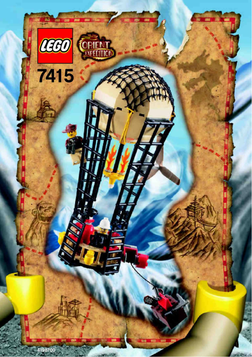 Page 1 de la notice Manuel utilisateur Lego Adventurers 7415