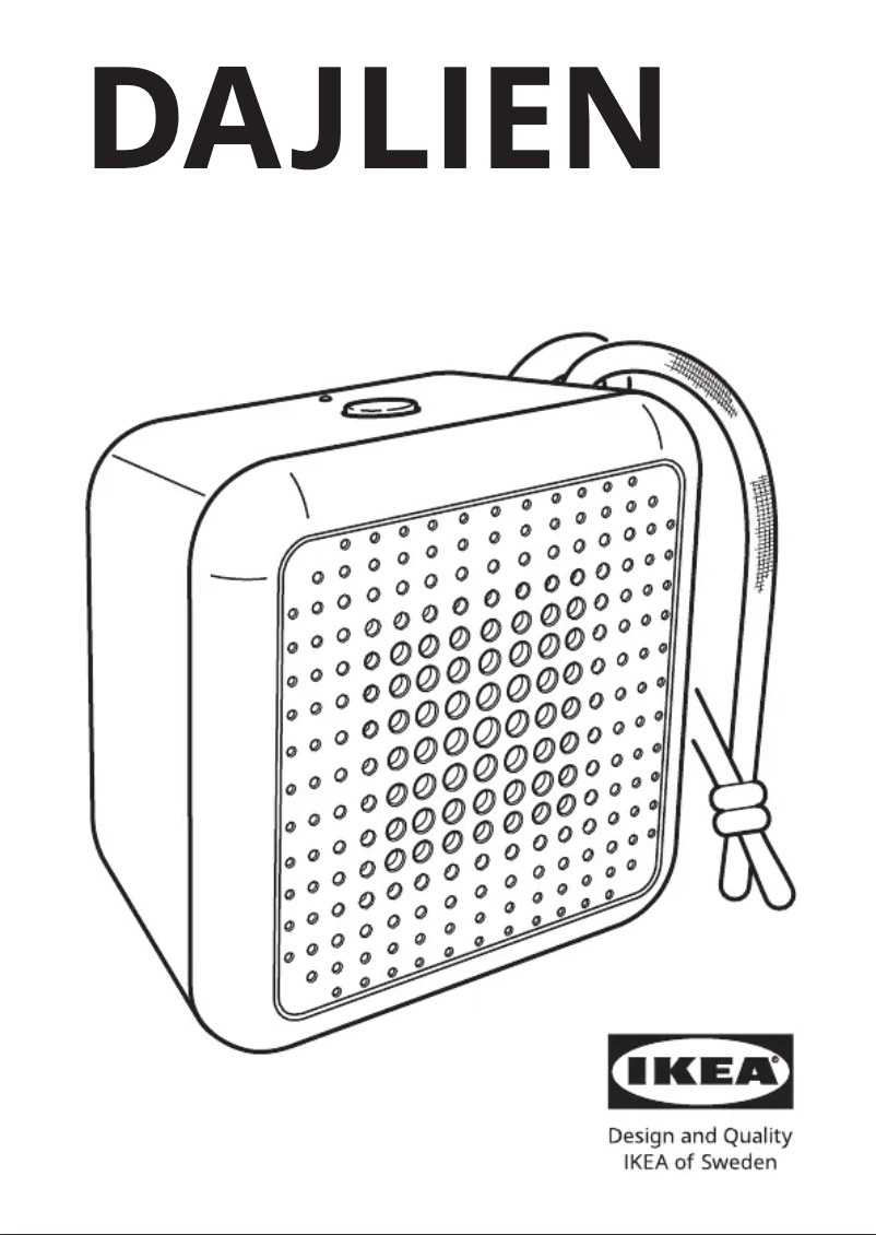 Page 1 de la notice Manuel utilisateur Ikea DAJLIEN 505.577.46