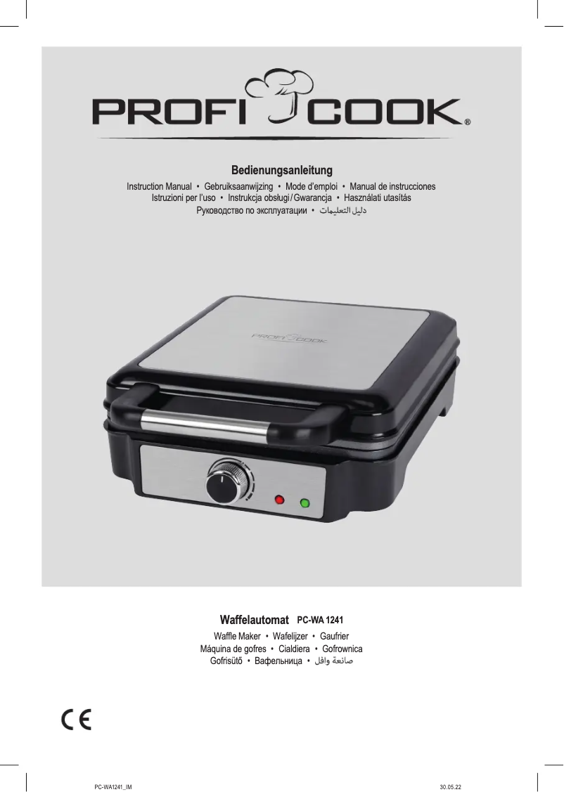 Page n°1 - Instructions / montage ProfiCook PC-WA 1241