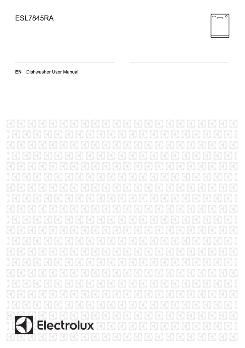 Image de la première page du manuel de l'appareil ESL7845RA