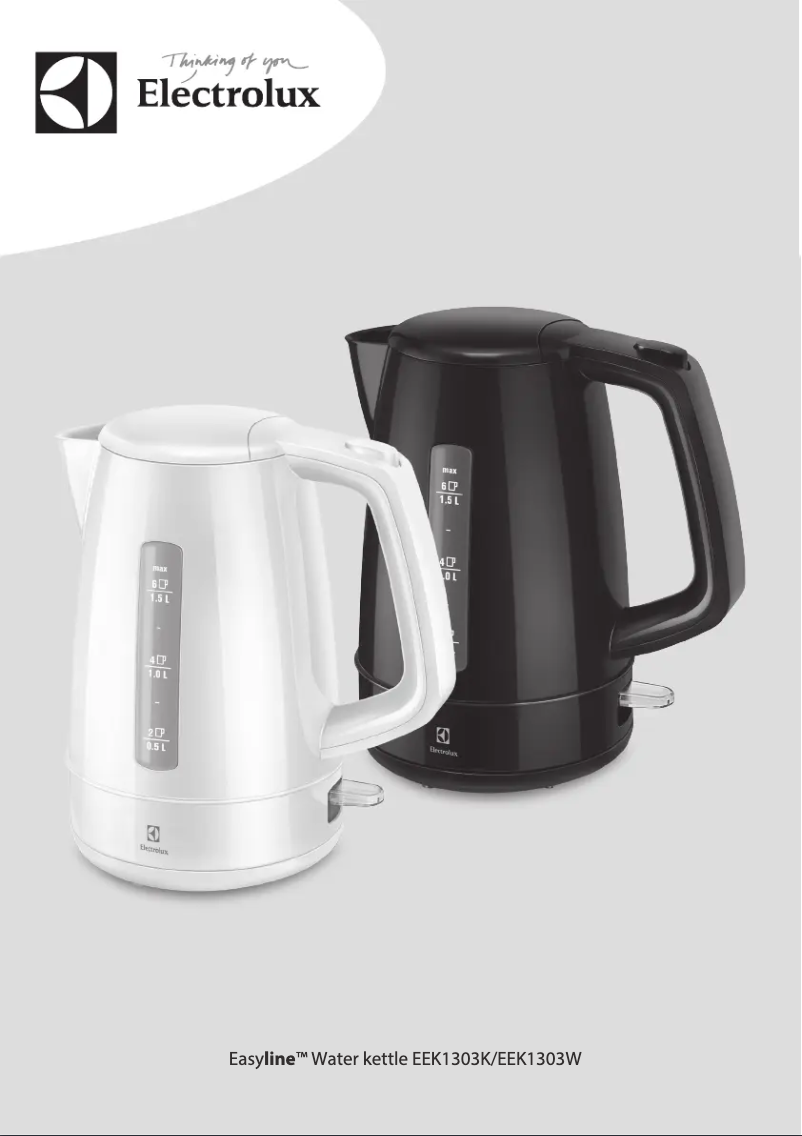 Image de la première page du manuel de l'appareil Easyline EEK1303W