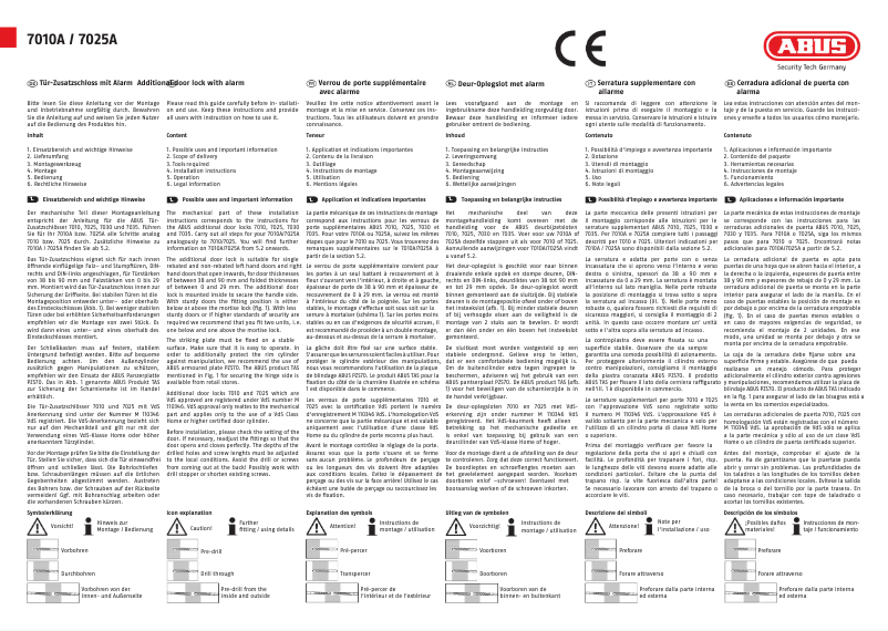 Image de la première page du manuel de l'appareil 7025A