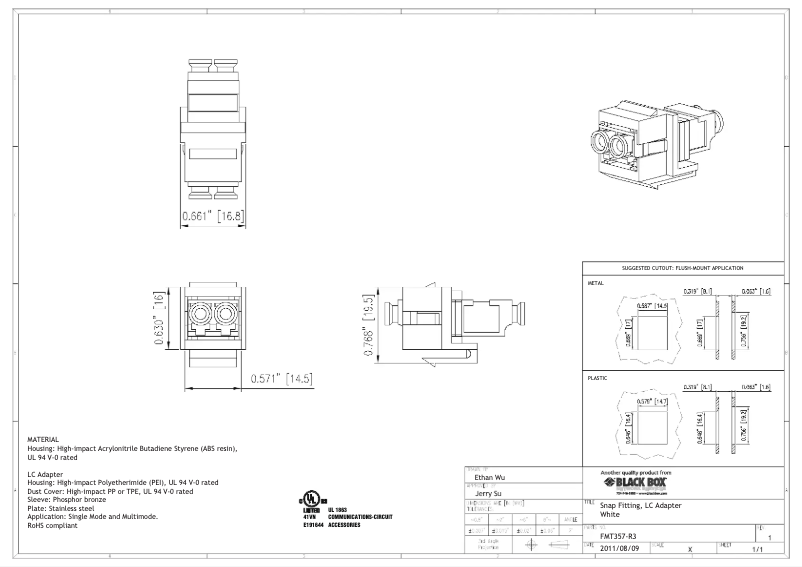 Página 1 del manual Manual de usuario Black Box GigaStation2 FMT357-R3