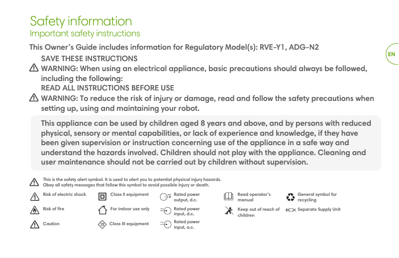 Page 1 de la notice Manuel utilisateur iRobot Roomba J7+