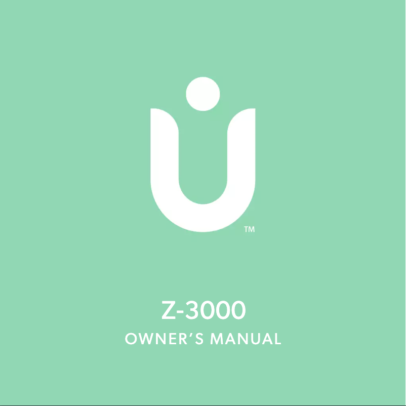 Page n°1 - Manuel utilisateur TruSense Z-3000