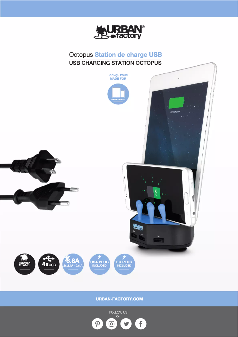 Page n°1 - Manuel utilisateur Urban Factory HCS03UF