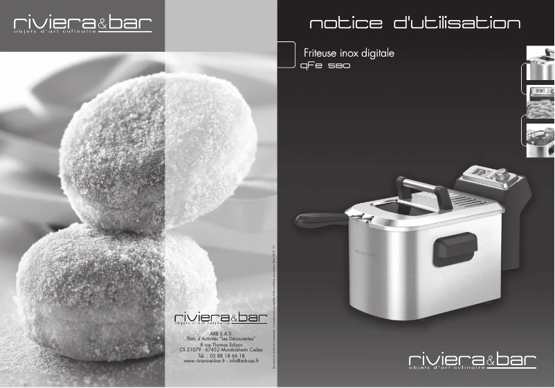 Page 1 de la notice Manuel utilisateur Riviera & Bar QFE580