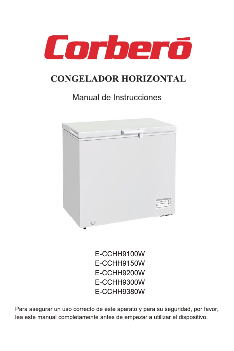 Page n°1 - Manuel utilisateur Corbero E-CCHH9200W