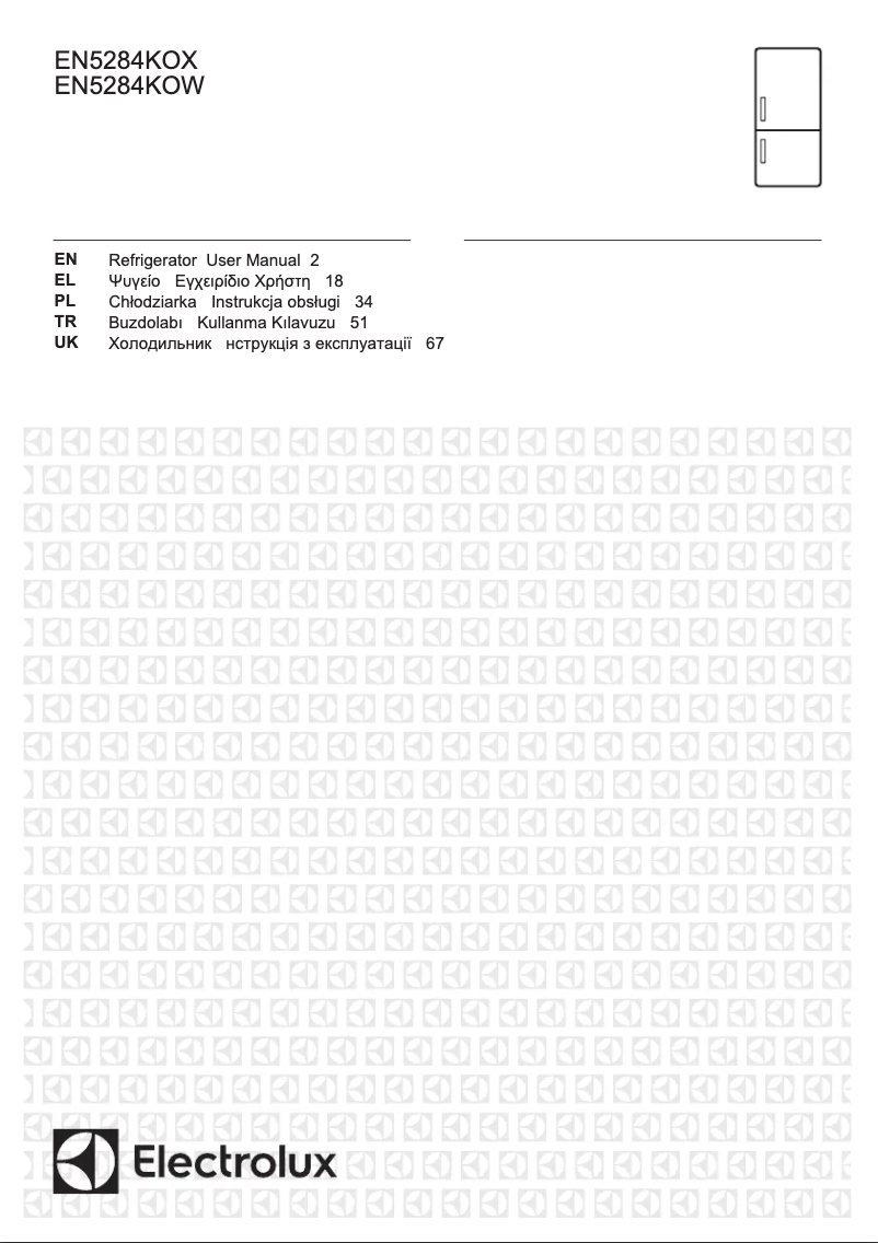 Page 1 de la notice Manuel utilisateur Electrolux EN5284KOX