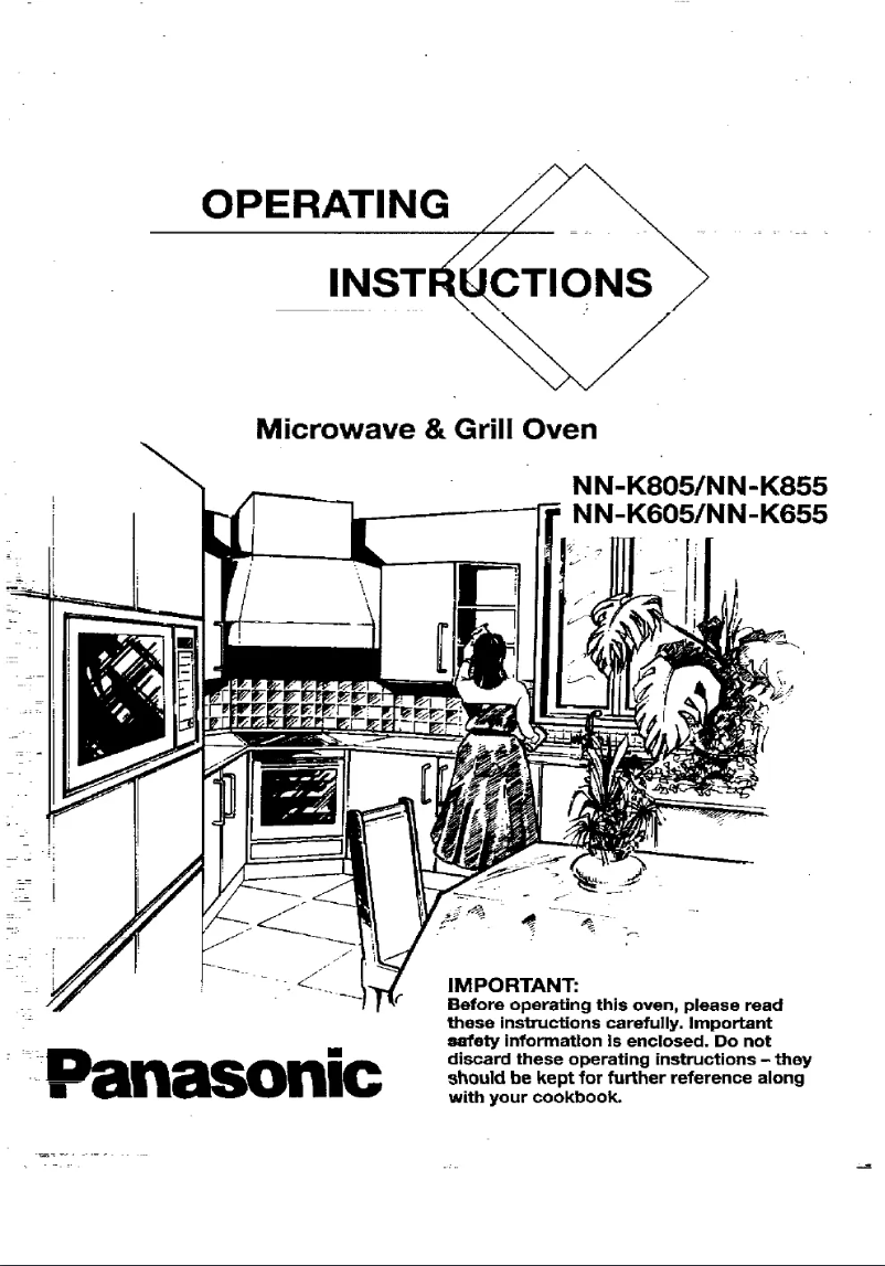 Page 1 de la notice Manuel utilisateur Panasonic NN-K655