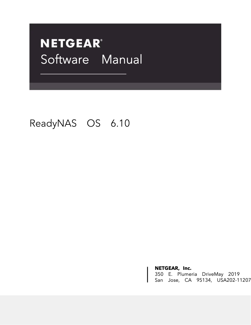 Page 1 de la notice Manuel utilisateur Netgear ReadyNAS R4220S