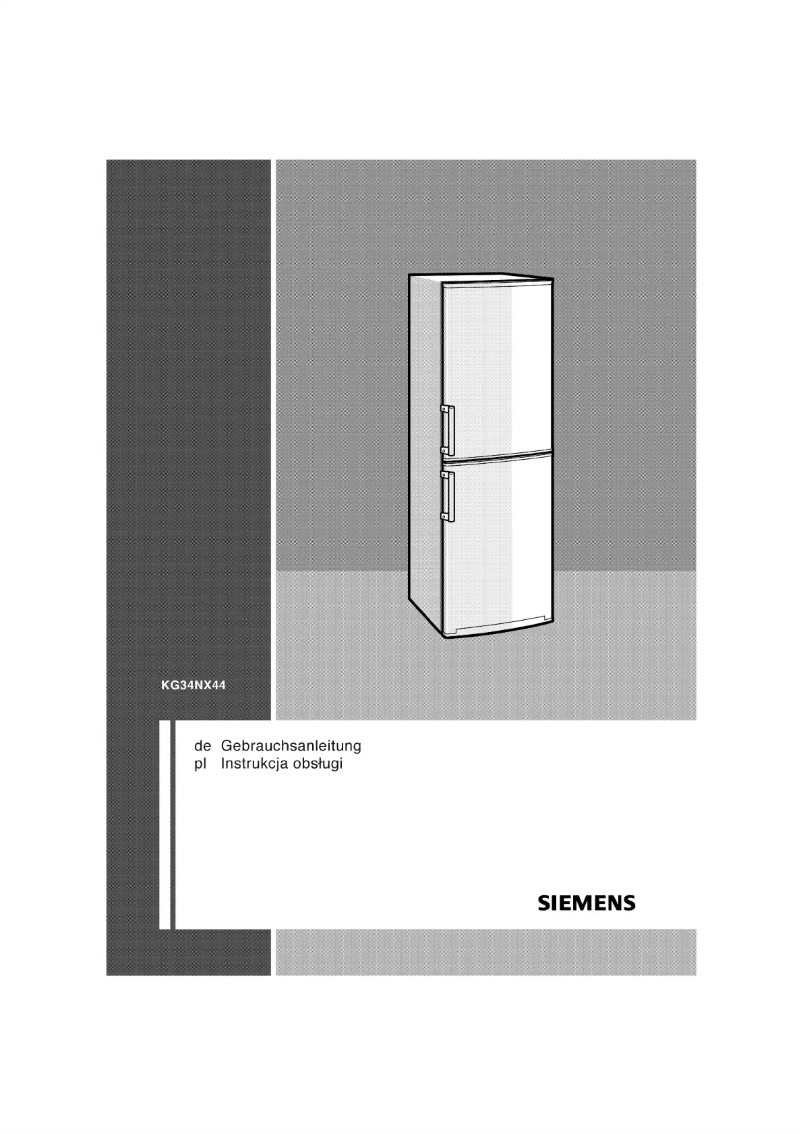 Page n°1 - Manuel utilisateur Siemens KG34NX44