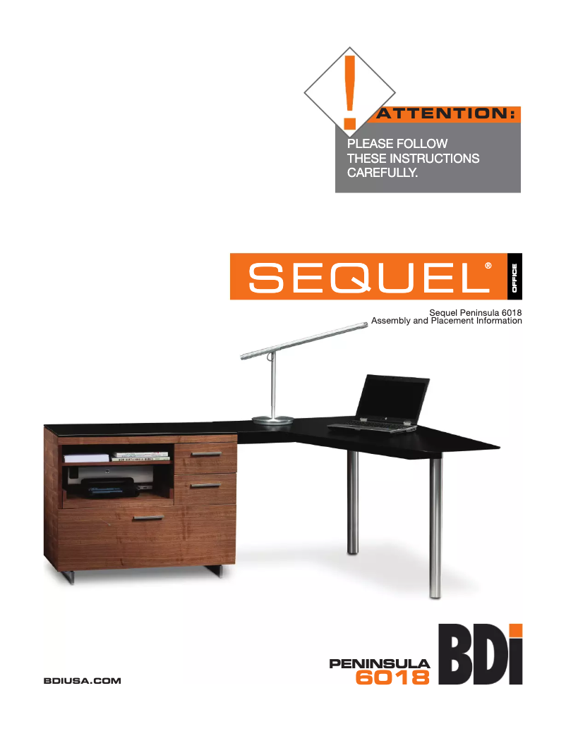 Page n°1 - Instructions / montage BDI Sequel 6018