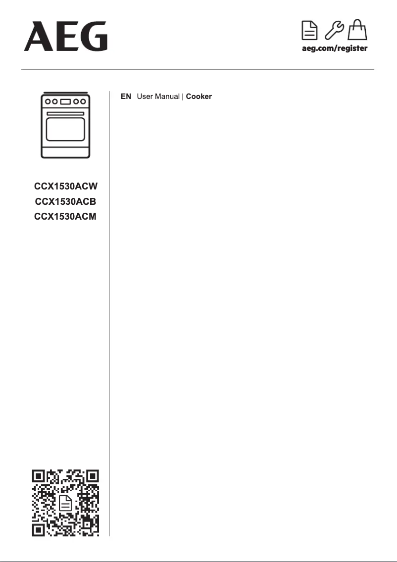 Page n°1 - Manuel utilisateur AEG CCX1530ACM