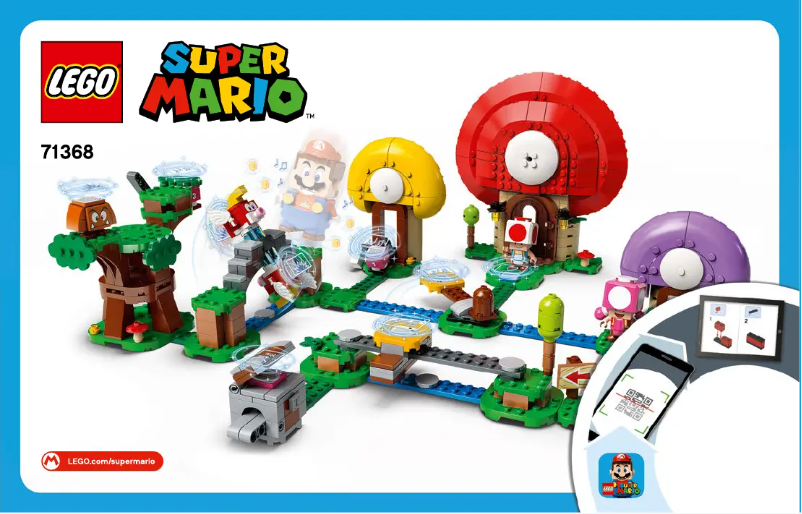 Page 1 de la notice Manuel utilisateur Lego Super Mario 71368