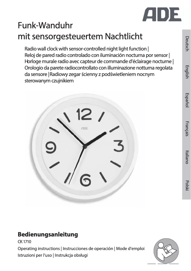 Page 1 de la notice Manuel utilisateur ADE CK 1710