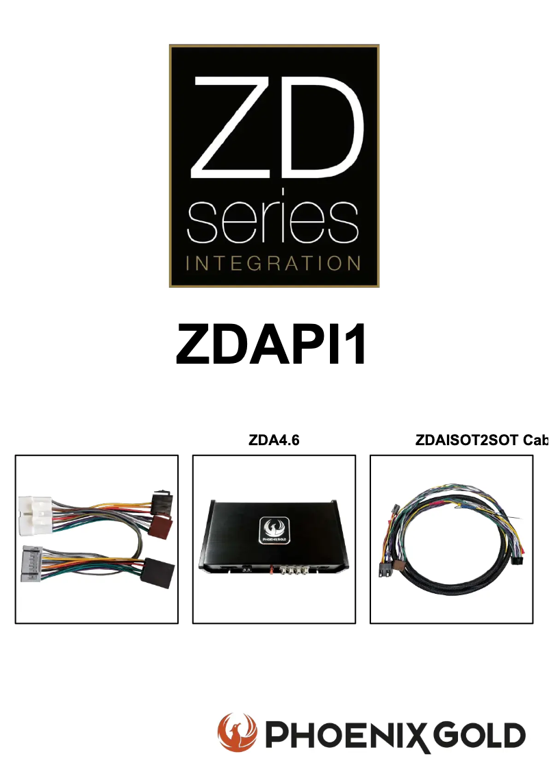 Page n°1 - Manuel utilisateur Phoenix Gold ZDAPI1