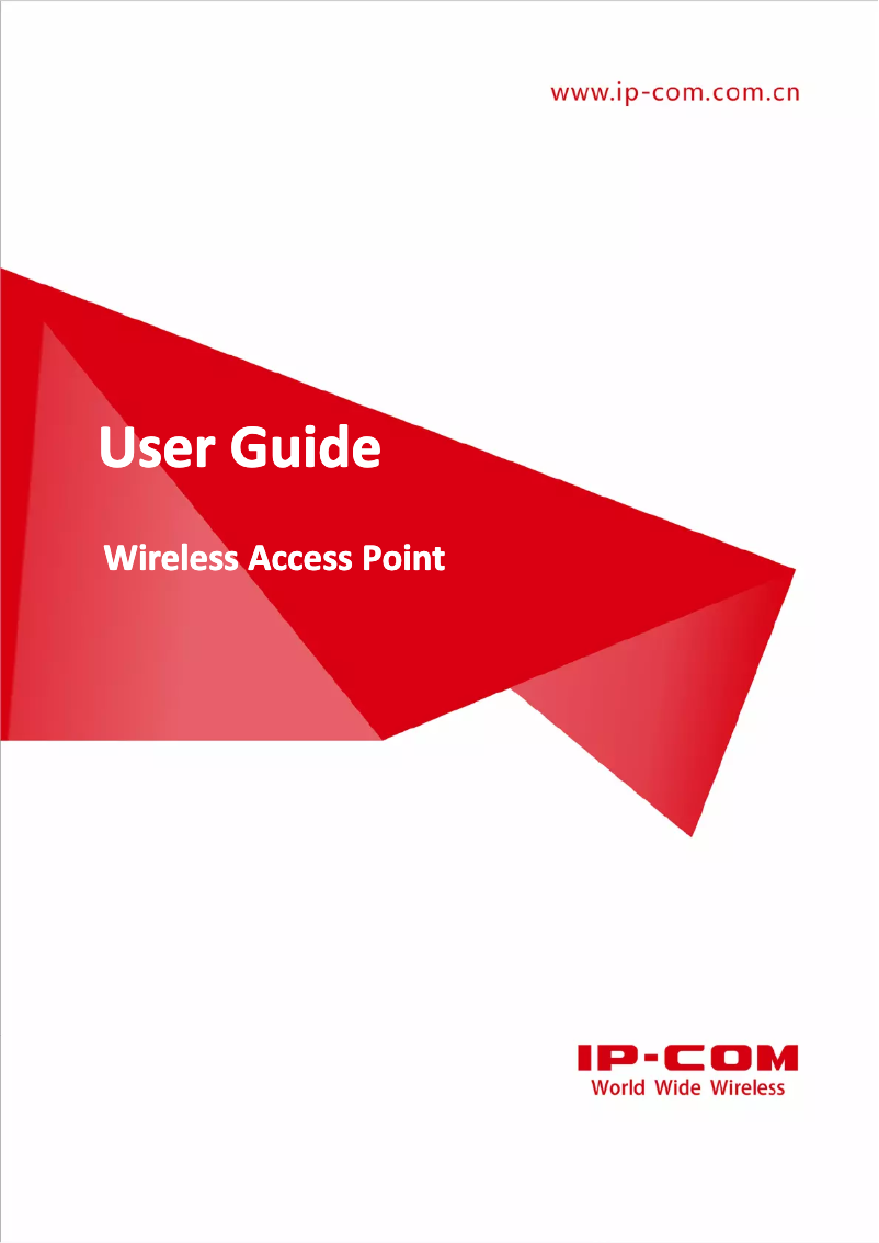 Page 1 de la notice Manuel utilisateur IP-COM AP325