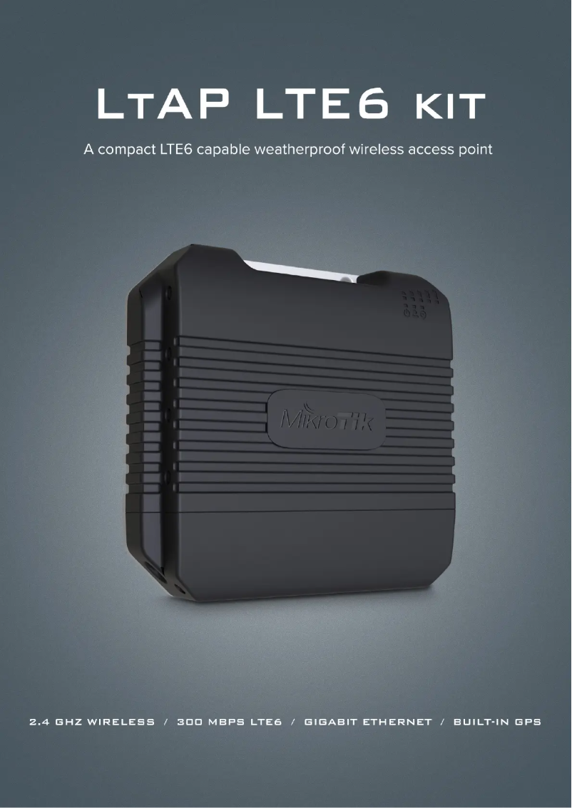 Page n°1 - Brochure Mikrotik LtAP LTE6 kit