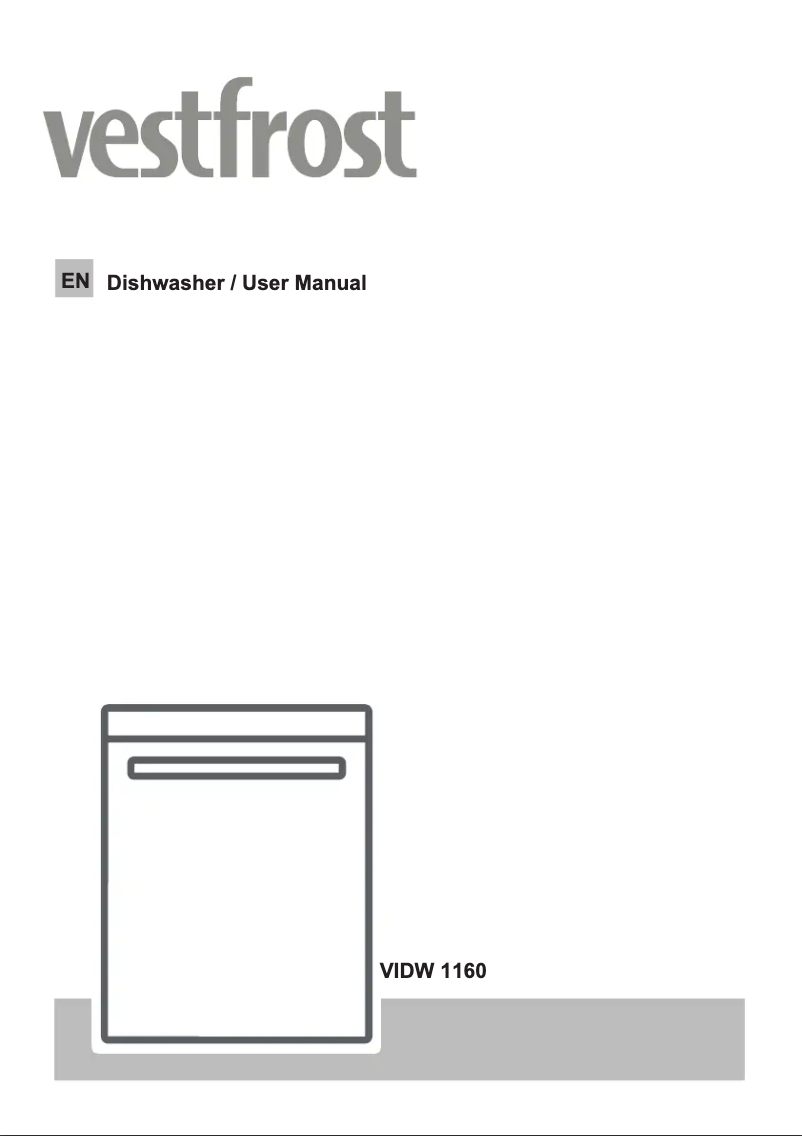 Page 1 de la notice Manuel utilisateur Vestfrost VIDW 1160