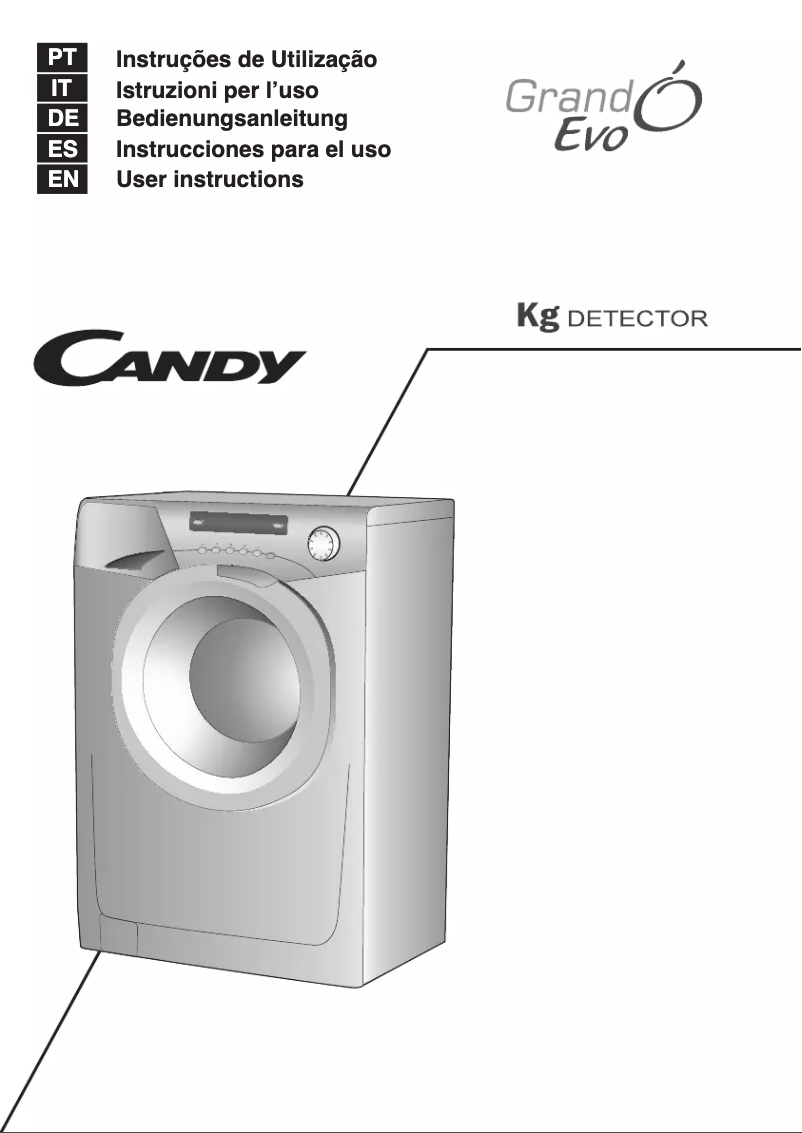 Page 1 de la notice Manuel utilisateur Candy EVO 1283D3-S