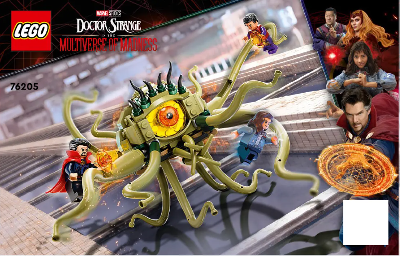 Page 1 de la notice Manuel utilisateur Lego Marvel Studios 76205