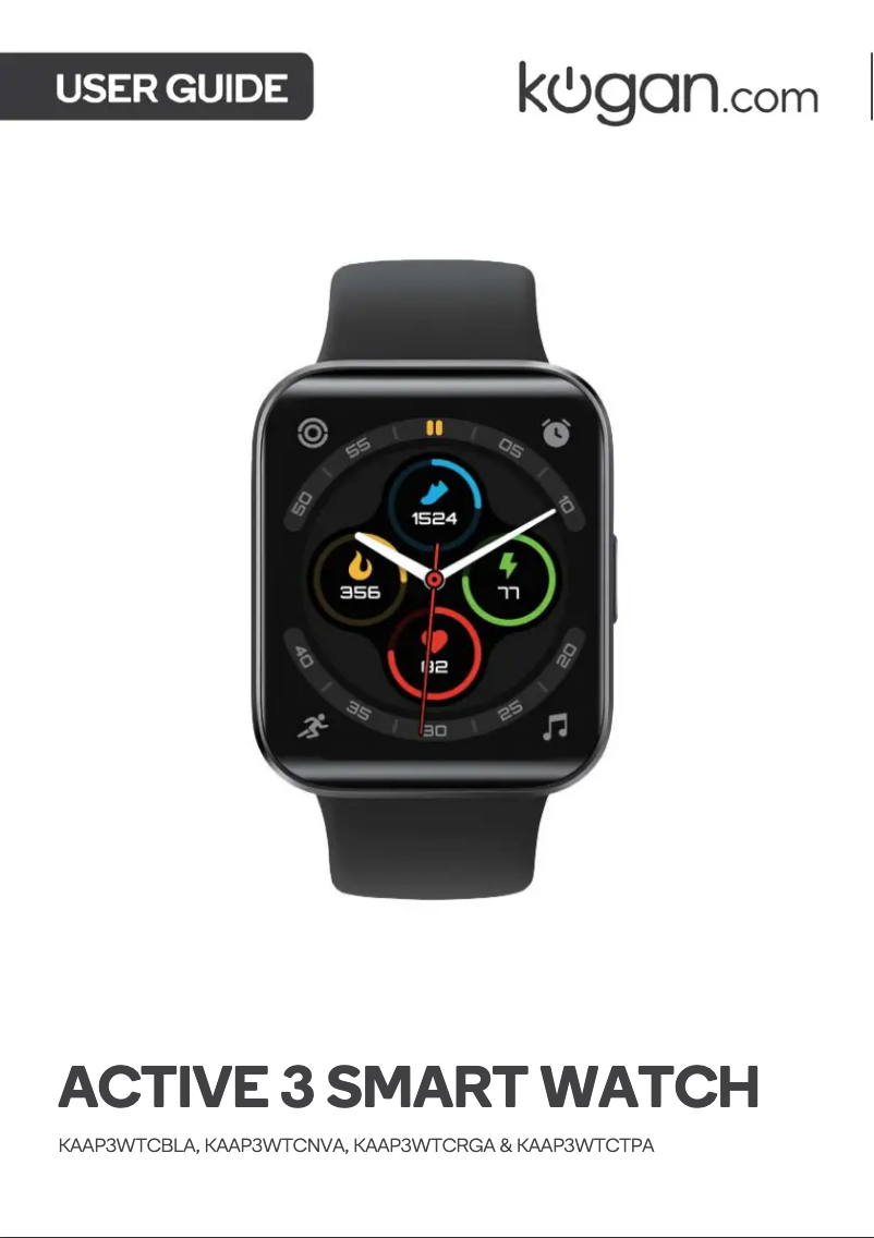 Page 1 de la notice Manuel utilisateur Kogan Active 3