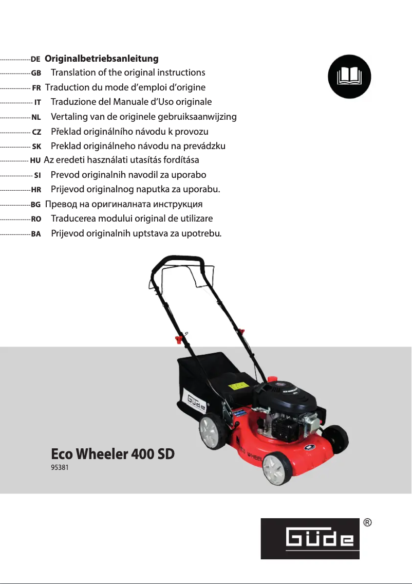 Image de la première page du manuel de l'appareil Eco Wheeler 400 SD