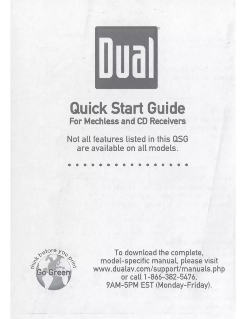 Page 1 de la notice Manuel utilisateur Dual MCP1237BT