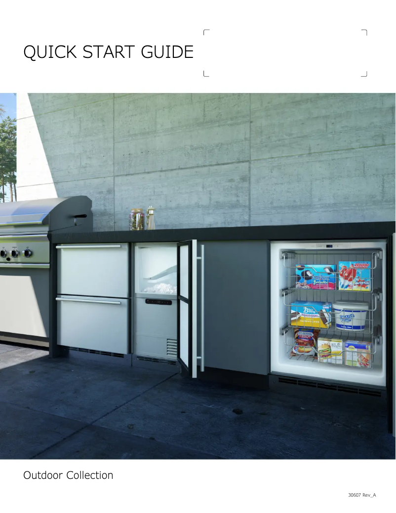 Page n°1 - Guide de démarrage rapide U-Line UORE115