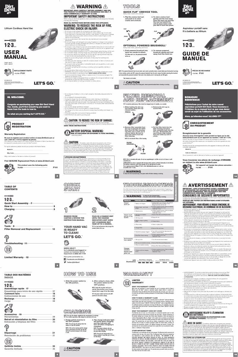 Image de la première page du manuel de l'appareil BD30025B