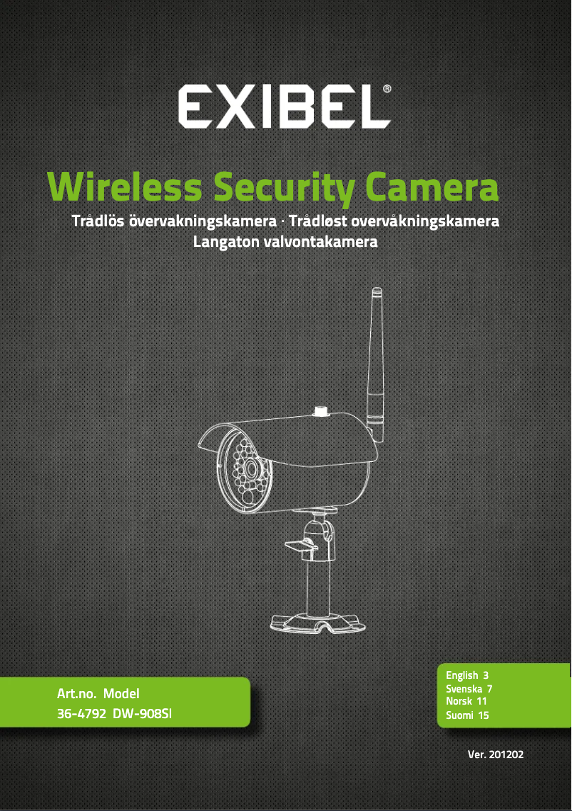 Image de la première page du manuel de l'appareil DW-908SI