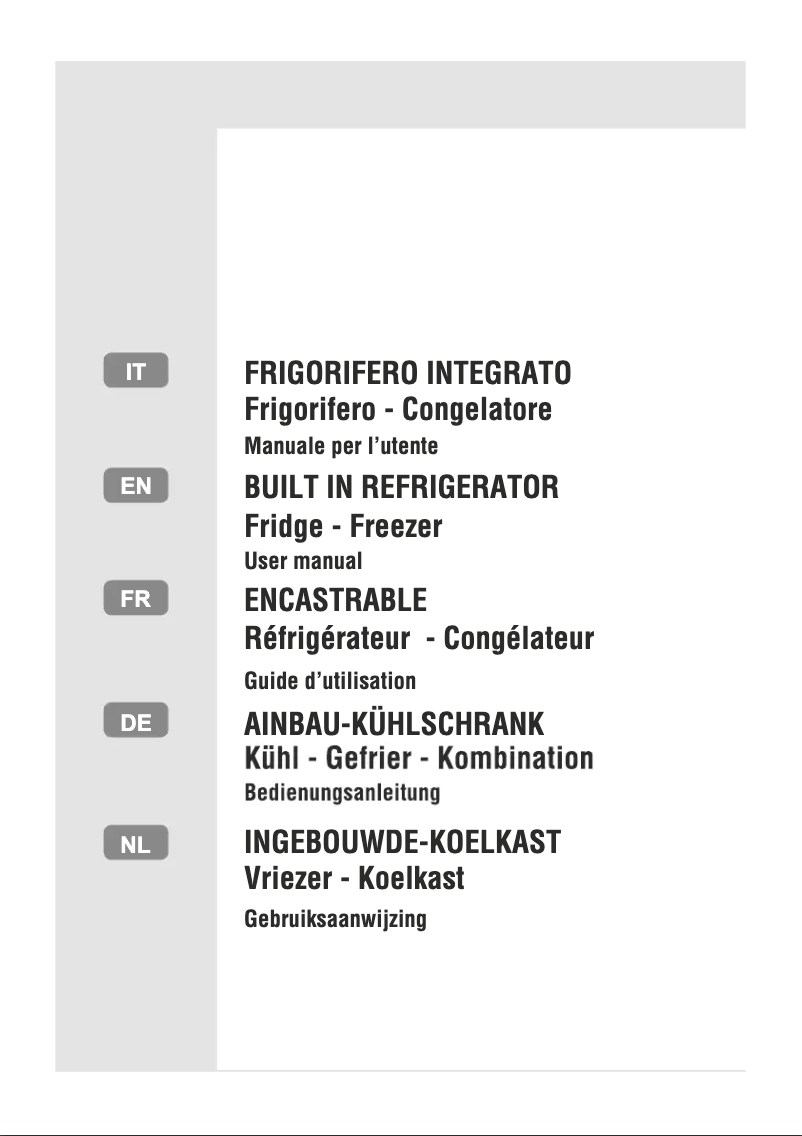 Page 1 de la notice Manuel utilisateur Candy CELC177 P/N
