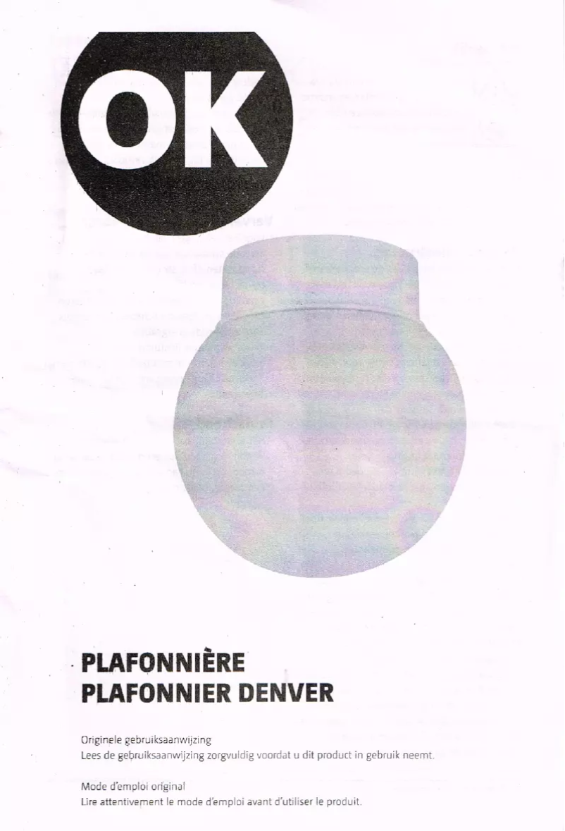 Image de la première page du manuel de l'appareil Denver (551550)