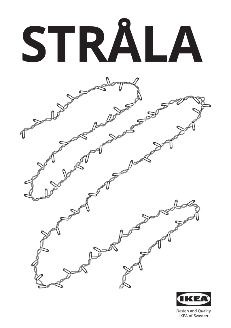 Image de la première page du manuel de l'appareil STRÅLA 605.824.96