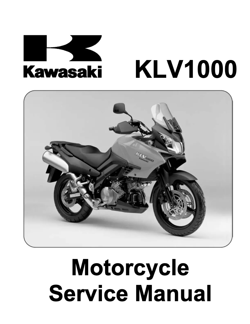 Image de la première page du manuel de l'appareil KLV1000 (2004)
