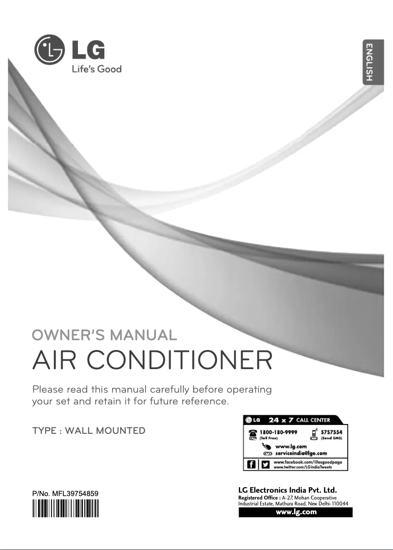 Página 1 del manual Manual de usuario LG LSN3MR5M