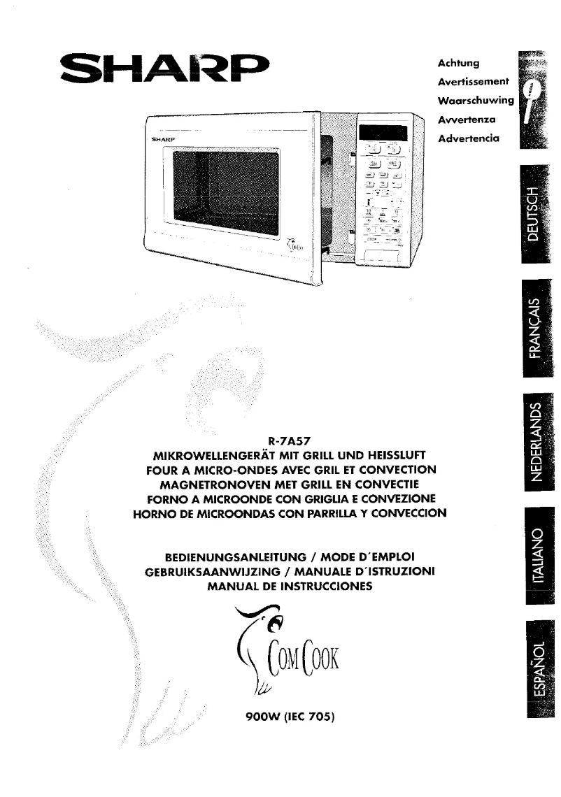 Page n°1 - Manuel utilisateur Sharp R7A57