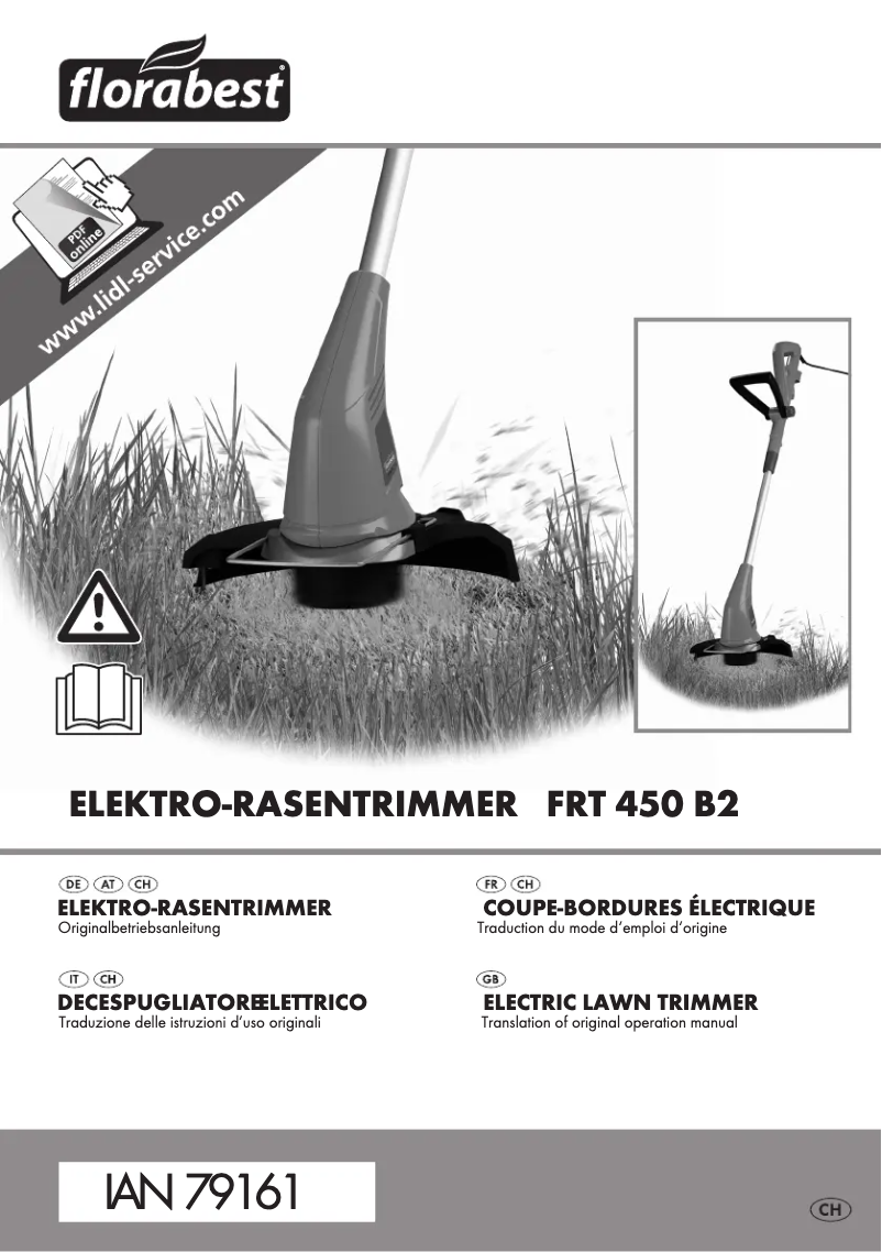 Image de la première page du manuel de l'appareil FRT 450 B2